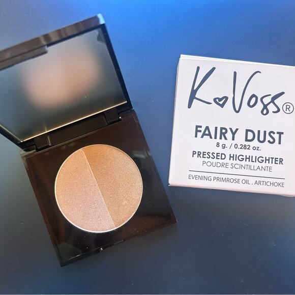 K VOSS Fairy Dust Deluxe Palette Pressed Highlighter in Moonlight/Starkissed - Picture 4 of 4